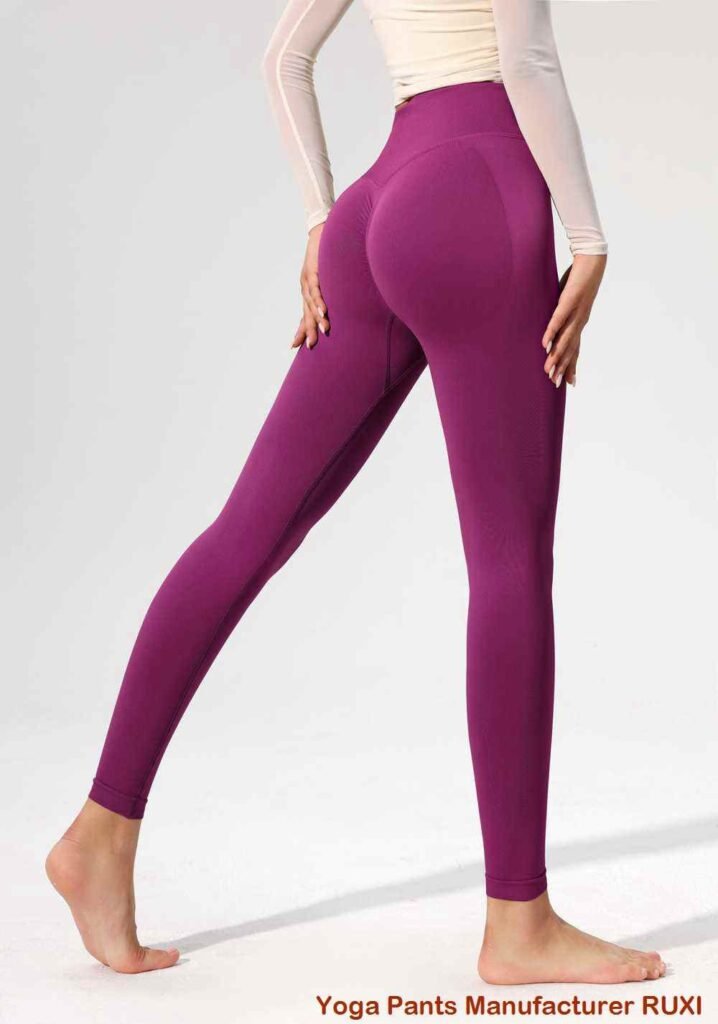 ඉහළ ඉණ බඩ පාලනය යෝග කලිසම් RUXI