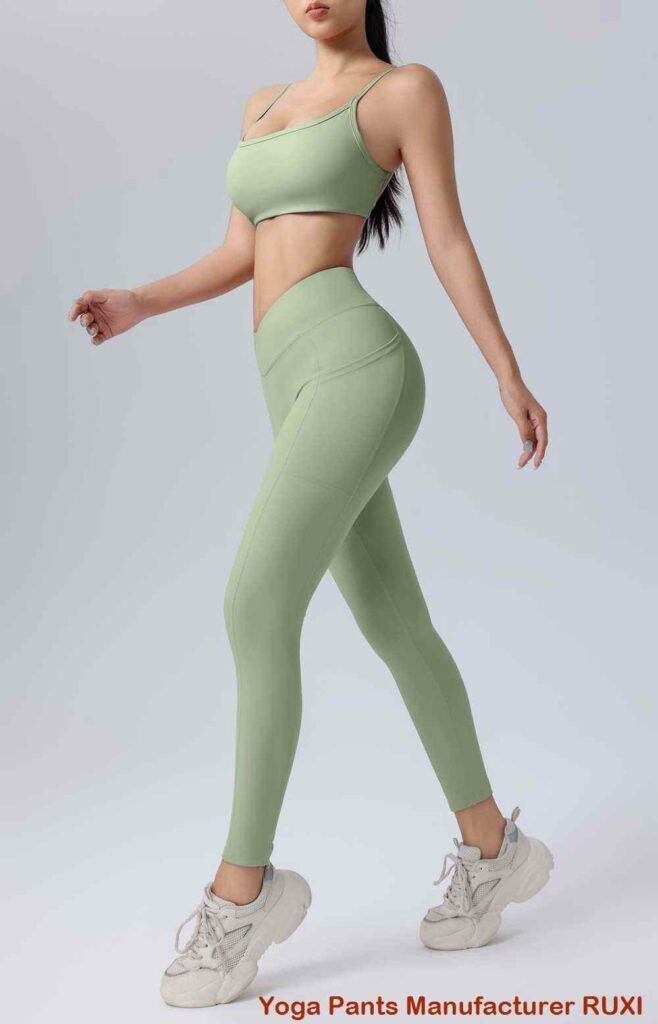 beige gym leggings RUXI sk613