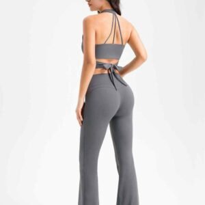 සාක්කු සහිත කාන්තා capri leggings