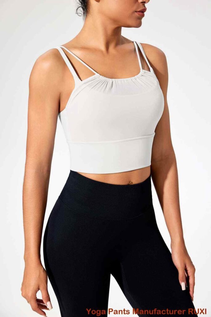 ruched workout shorts RUXI sk2669