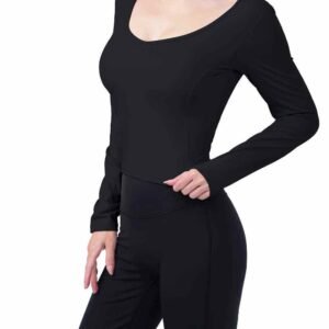 flare leggings ඉදිරිපස මැහුම් නැත