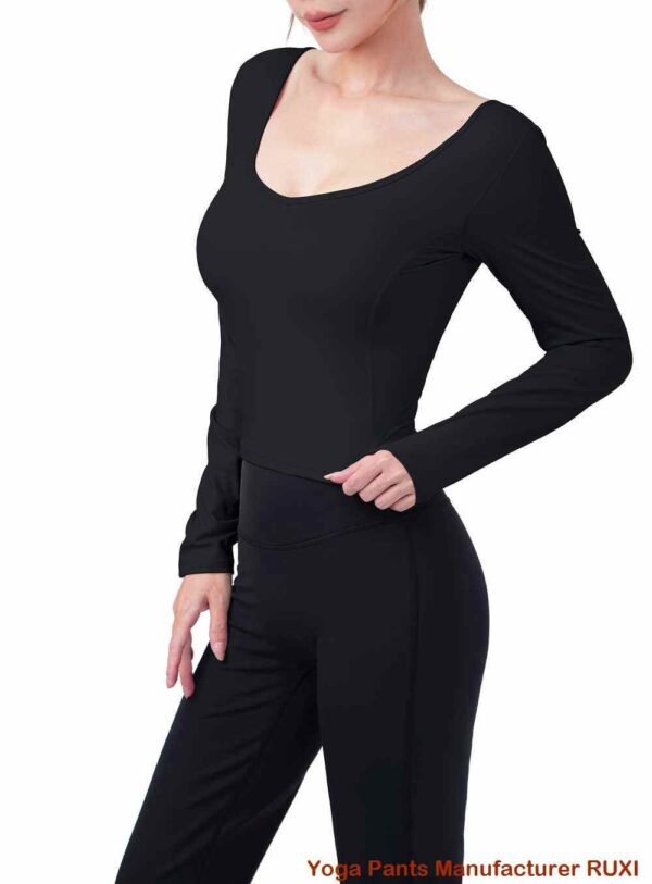 flare leggings ඉදිරිපස මැහුම් නැත