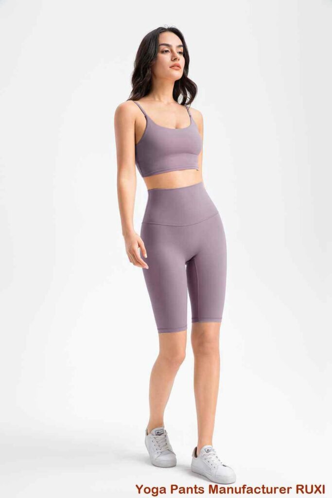 අළු යෝග කෙටි කලිසම් RUXI sk3533
